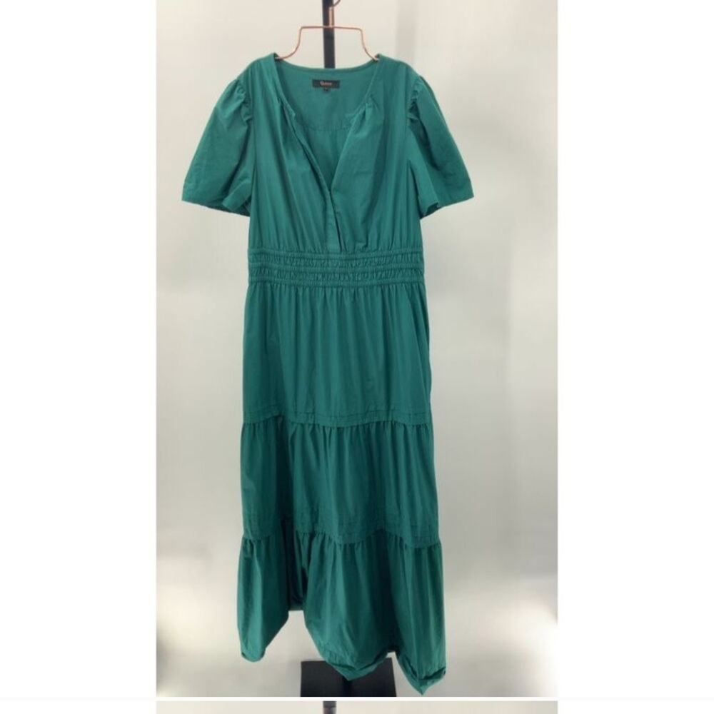 Quince Teal Maxi Dress